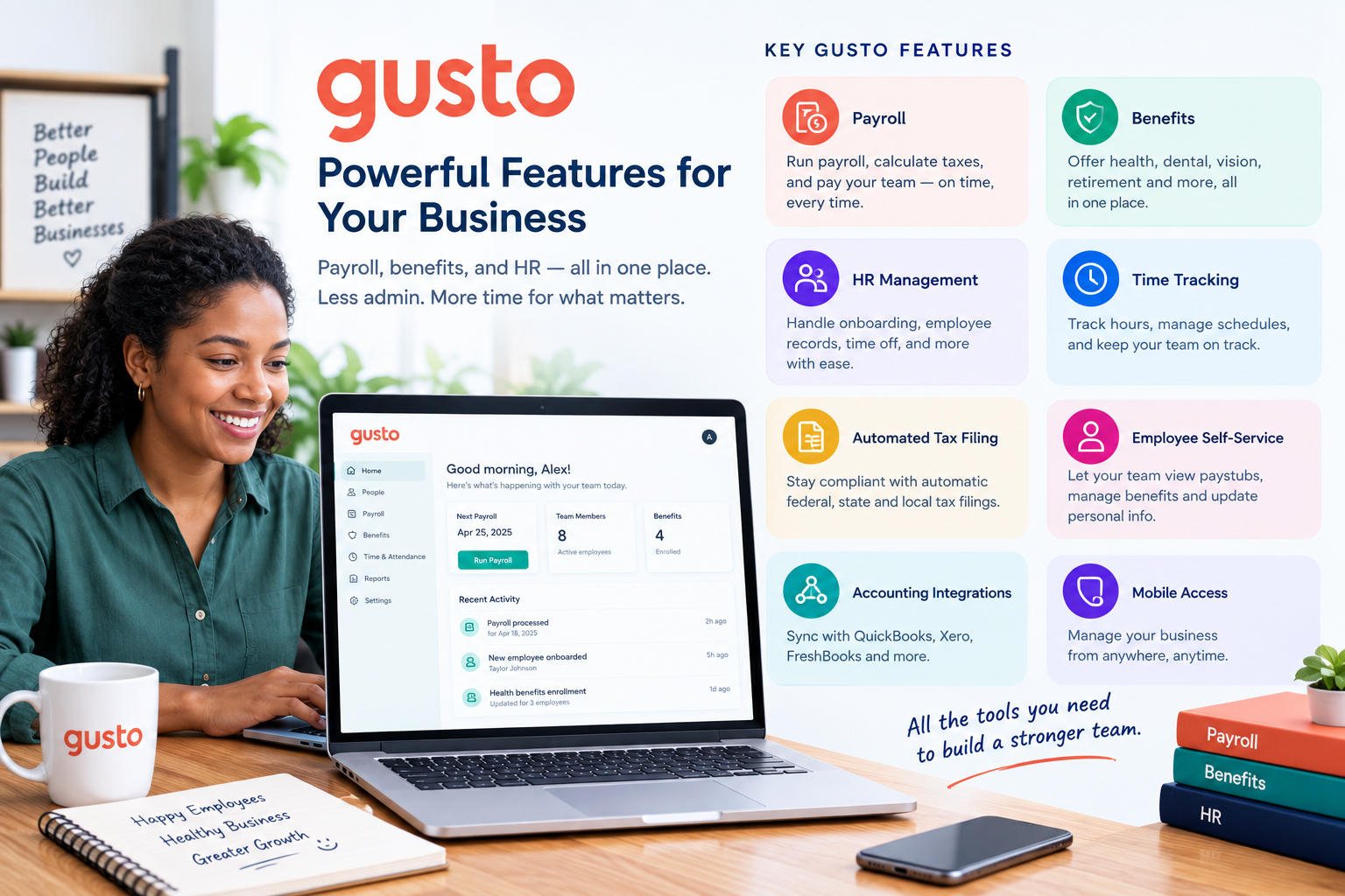 What is Gusto, It's Features, Pricing, How It Works & Review 2026